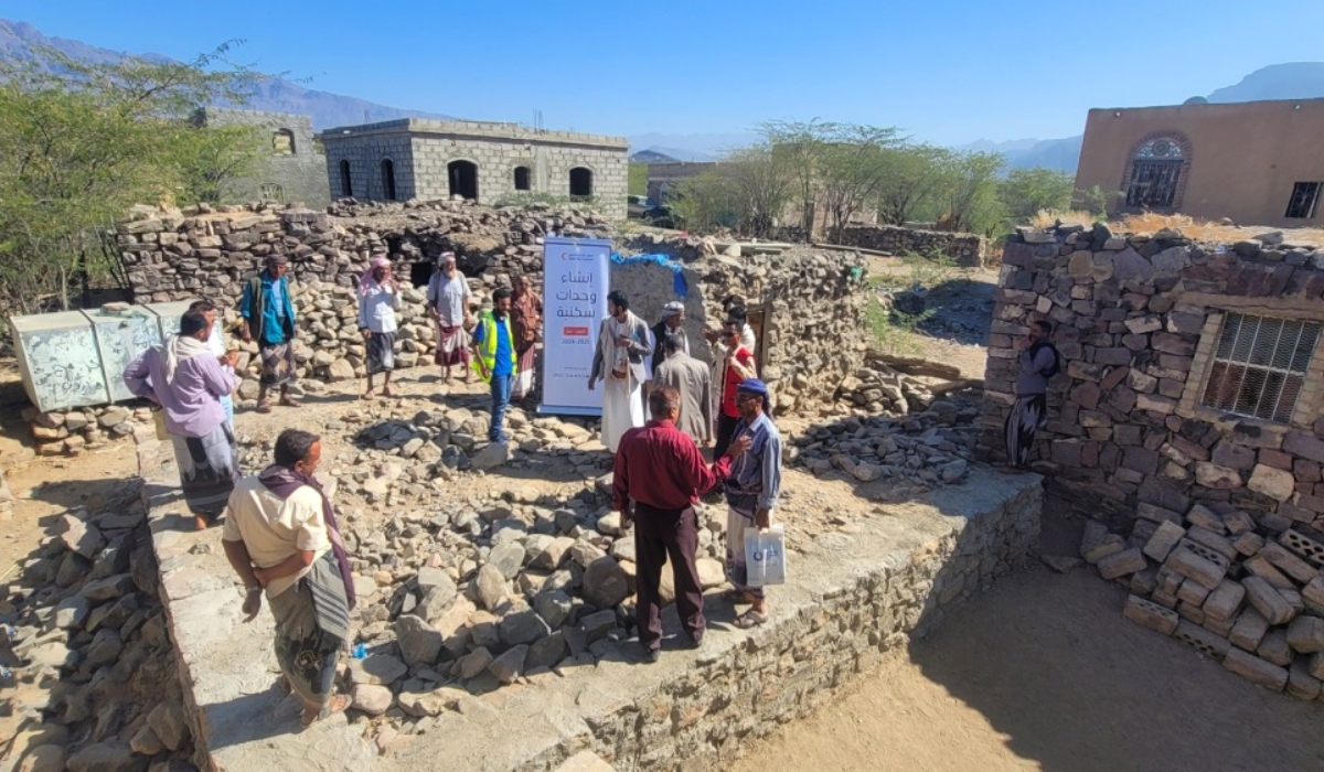QRCS Offers Safe Housing for Displaced Families in Yemen
